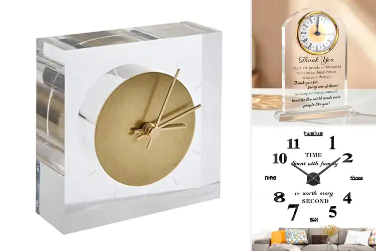 Detailed view of Best Acrylic Clocks