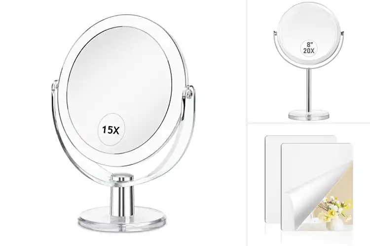 Detailed view of Best Acrylic Makeup Mirrors: Elevate Your Beauty Routine