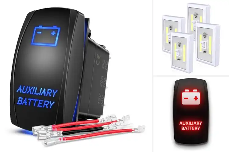 Detailed view of Best Auxiliary Light Battery Switches