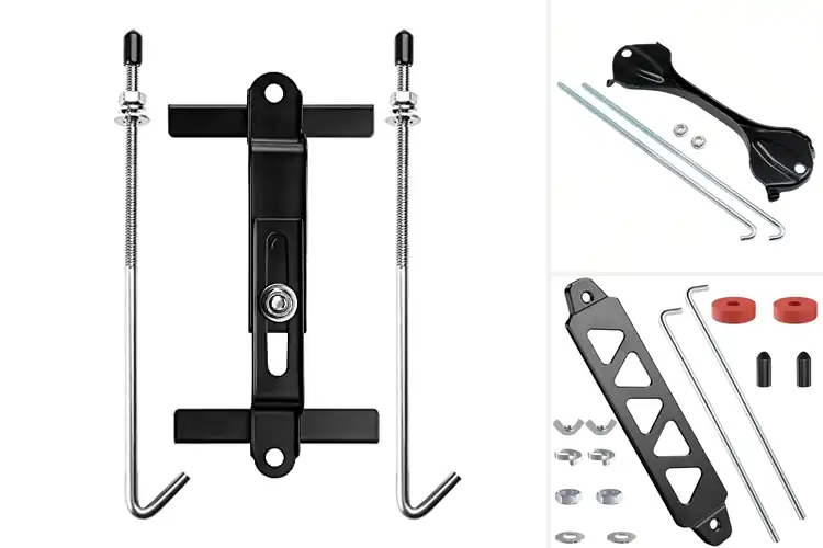 Detailed view of Best Battery Hold-Down Brackets