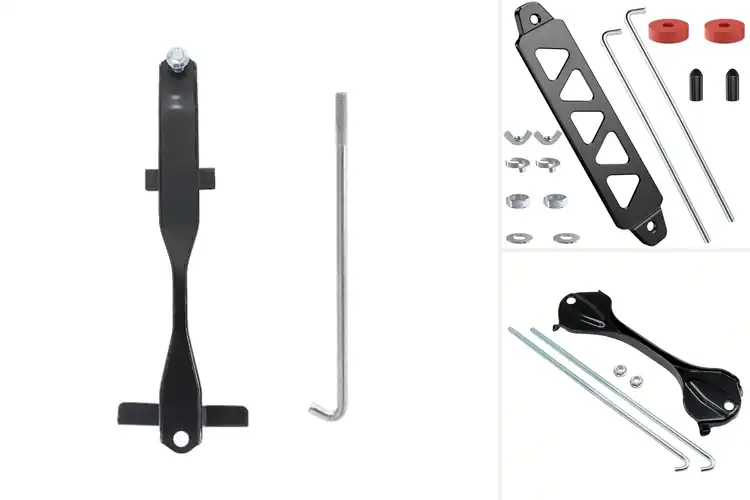 Detailed view of Best Battery Securing Brackets