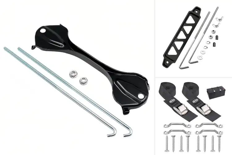 Detailed view of Best Battery Tie Down Brackets