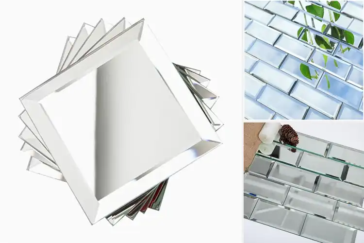 Detailed view of Best Beveled Mirror Tiles to Brighten Any Room