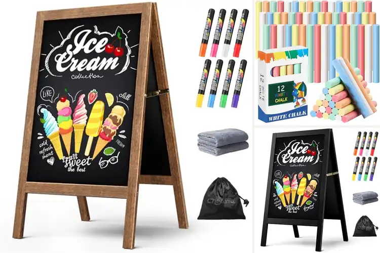 Detailed view of Best Cafe Chalks – Bold Colors, Easy Cleanup