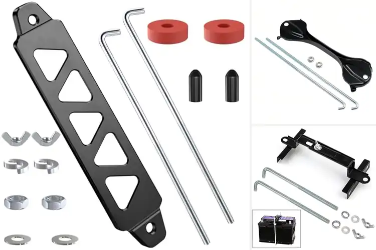 Detailed view of Best Car Battery Tie Down Brackets