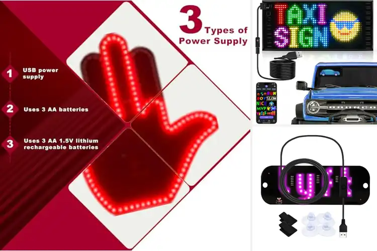 Detailed view of Best Car Light Signs: Top 10 Picks to Shine