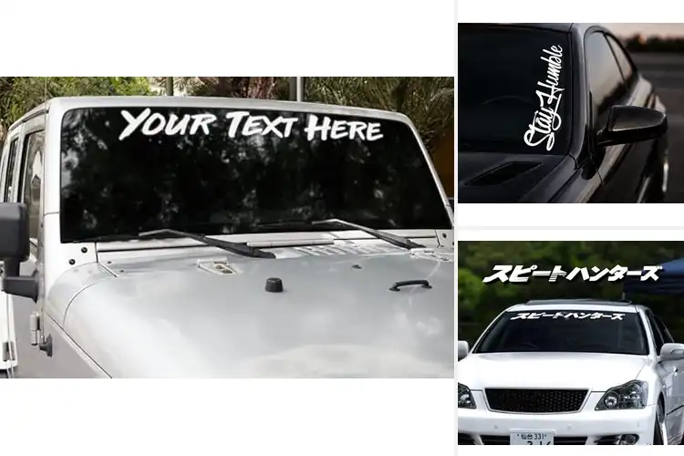 Detailed view of Best Car Windshield Decals: Top 10 Picks