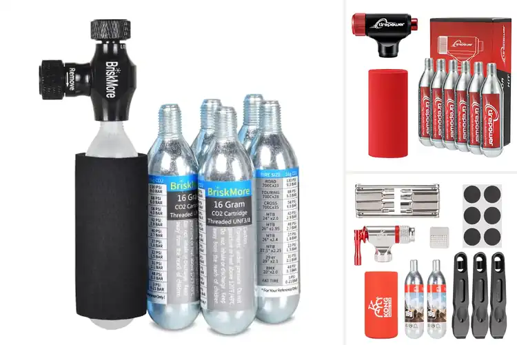 Detailed view of Best CO2 Bike Tire Inflator Kits