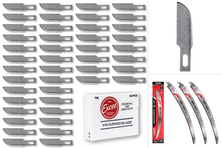 Detailed view of Best Curved-Edge Blades: Top 10 Picks for Precision Cutting
