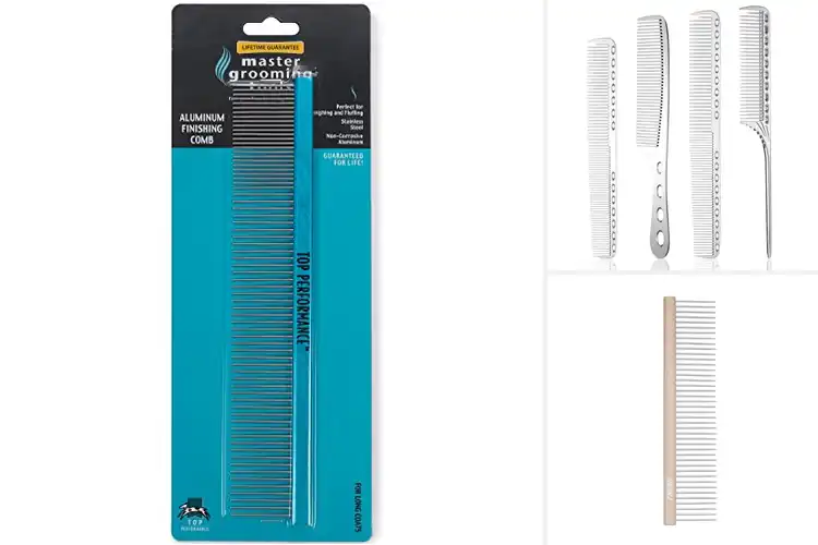 Detailed view of Best Durable Aluminum Grooming Combs