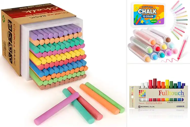 Detailed view of Best Dustless Chalks