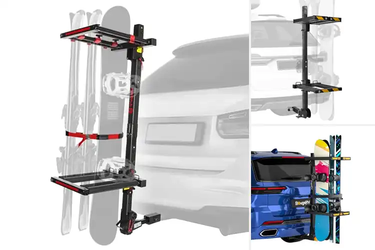 Detailed view of Best Folding Hitch Ski Racks: Easy & Safe Transport Picks