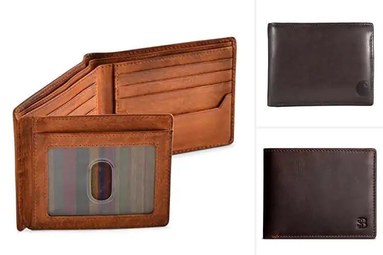 Detailed view of Best Full Grain Leather Wallets