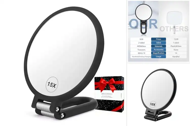 Detailed view of Best Handheld Travel Mirrors