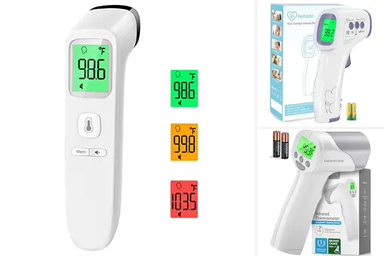 Detailed view of Best High-Accuracy Forehead Thermometers