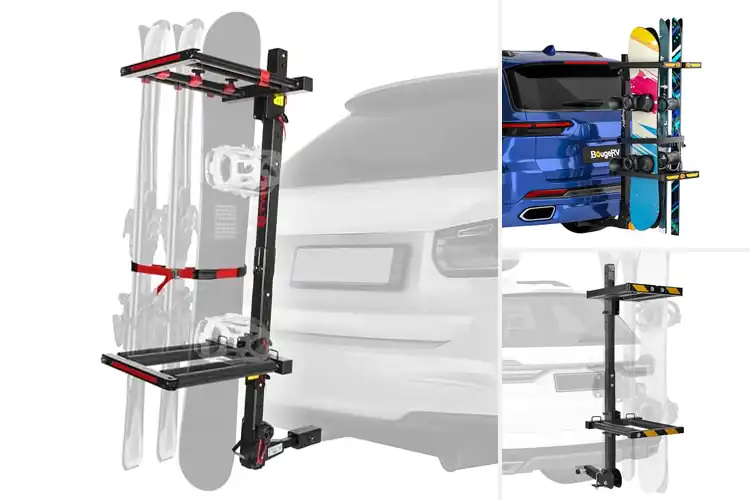 Detailed view of Best Hitch Snowboard Racks