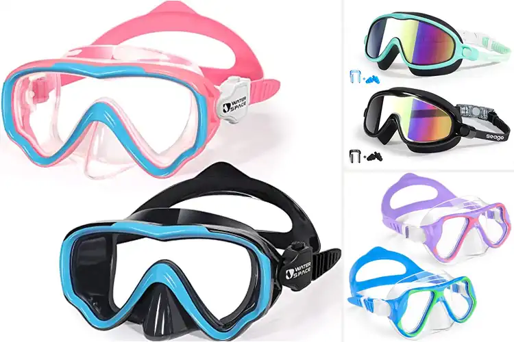 Detailed view of Best Kids Swim Masks
