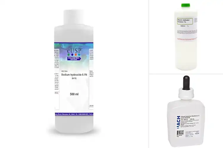 Detailed view of Best laboratory titration solutions