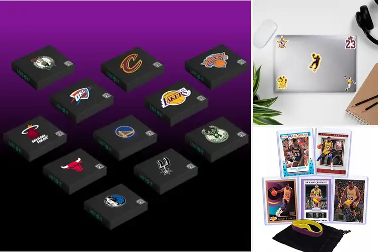 Detailed view of Best Lakers Memorabilia Packs