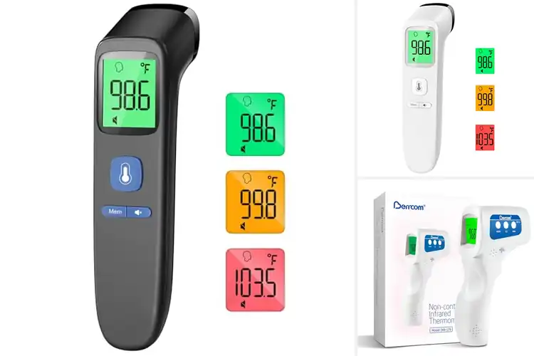 Detailed view of Best Non-Contact Forehead Thermometers