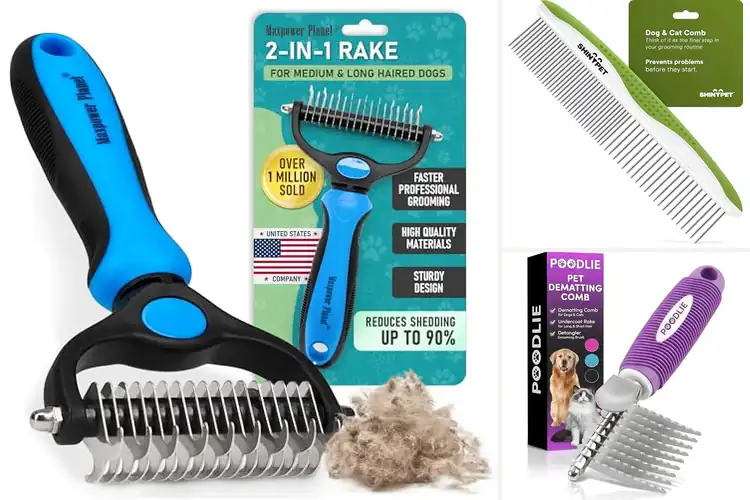 Detailed view of Best Pet Detangling Combs for a Mat-Free Coat