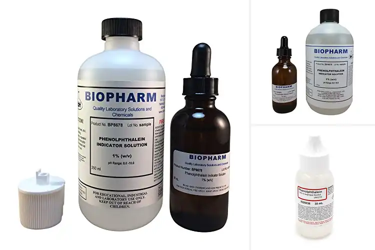 Detailed view of Best phenolphthalein indicators