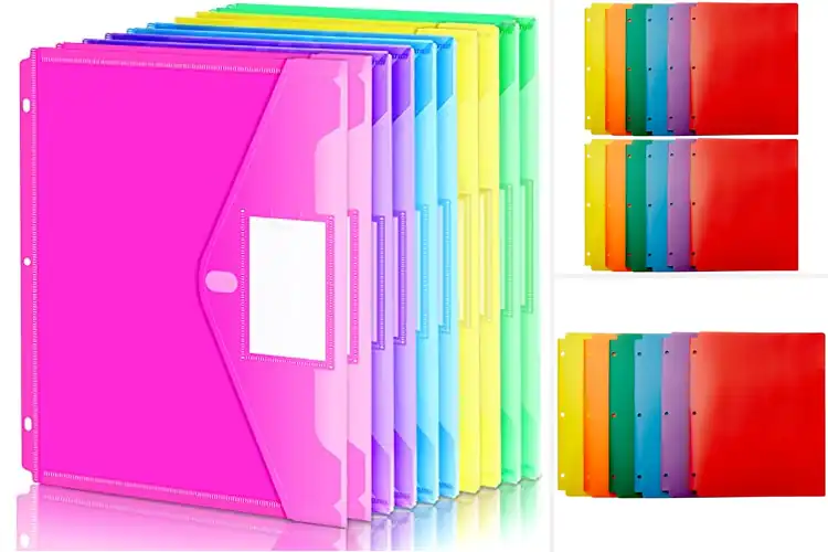 Detailed view of Best Plastic Binder Folders: Stay Organized & Stylish
