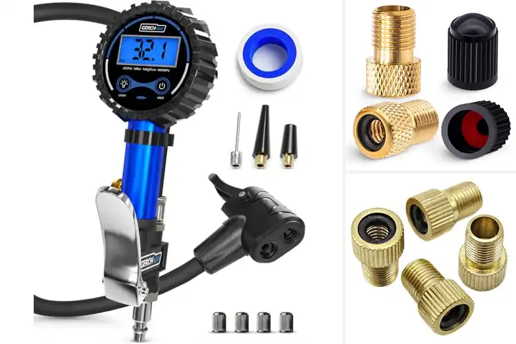 Detailed view of Best Presta And Schrader Valve Inflators