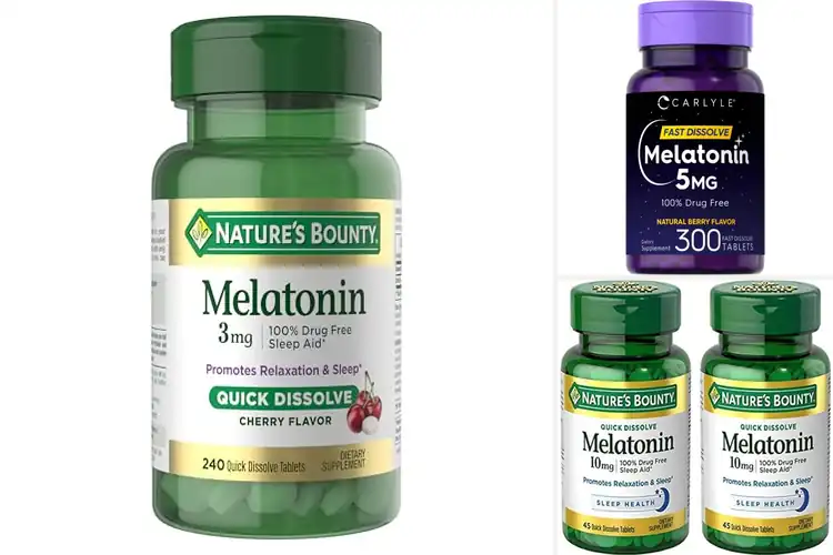 Detailed view of Best Quick Melt Melatonin Tablets