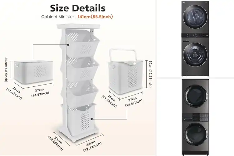 Detailed view of Best Stacked Laundry Centers