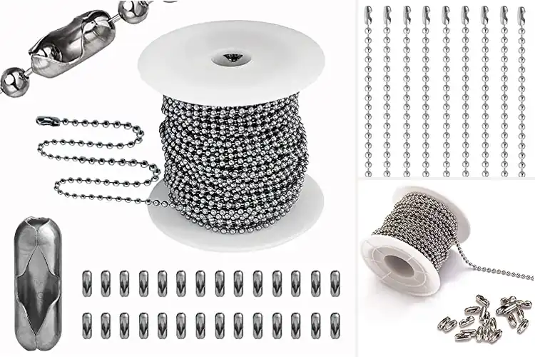 Detailed view of Best Stainless Steel Bead Chains