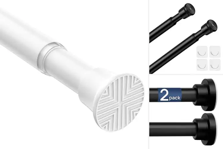 Detailed view of Best Tension Curtain Rods