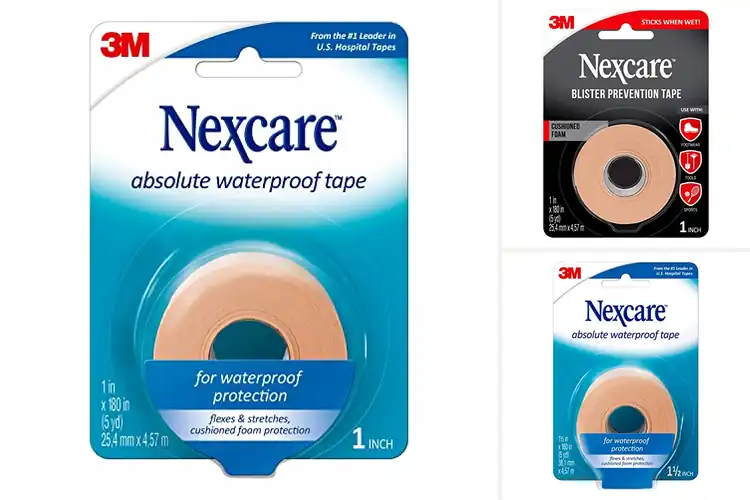 Detailed view of Best Waterproof Moleskin Tapes