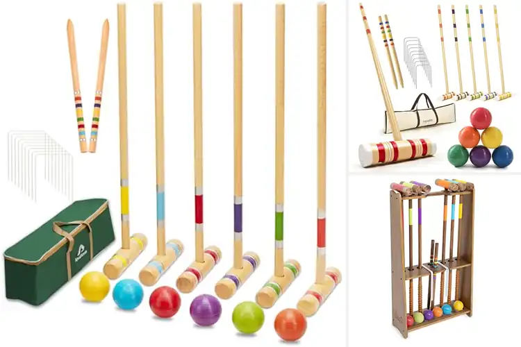 Detailed view of Best Wooden Croquet Sets: Unleash Backyard Fun Today